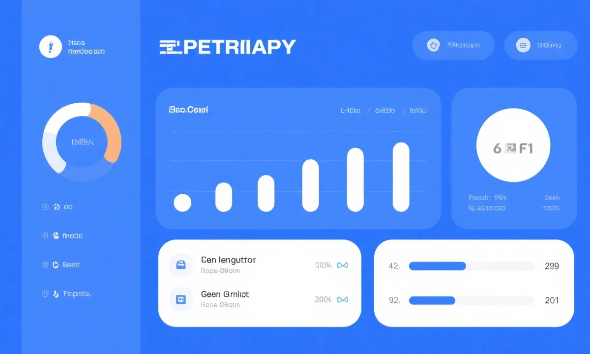 数据分析仪表盘示意图